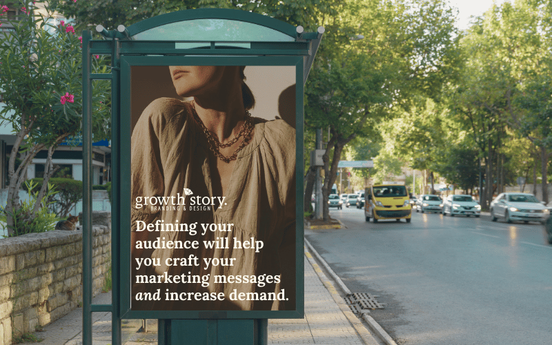 an advertisement on the side of the road