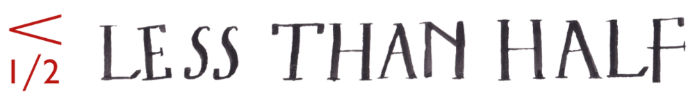 Less Than Half logo