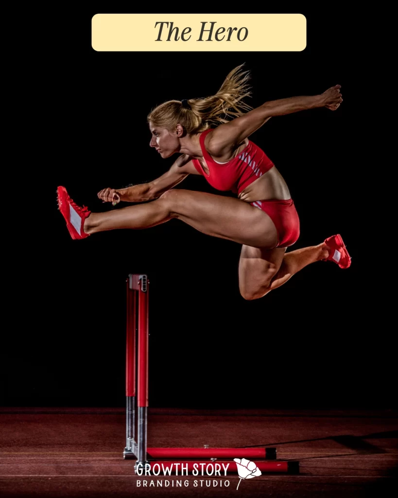 the hero archetype depicted by an athlete