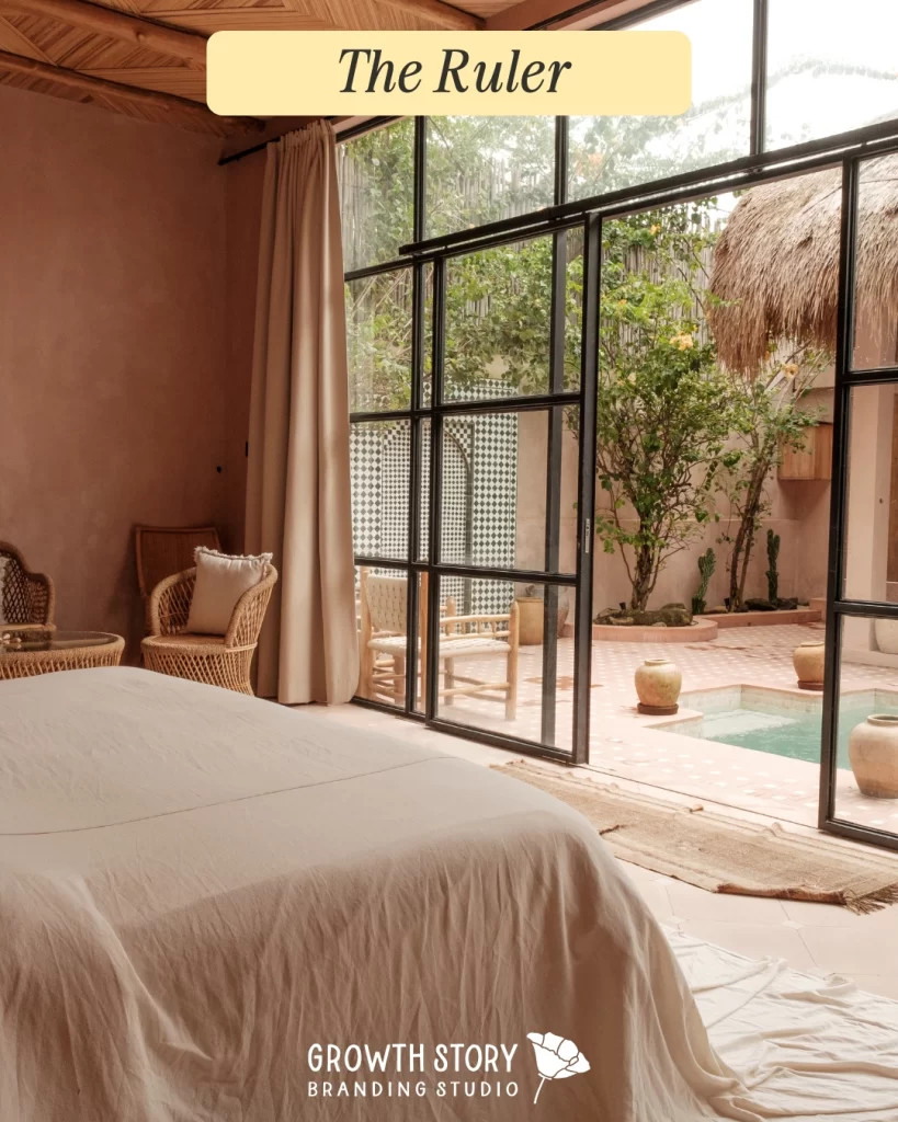 the ruler archetype depicted by a fancy resort