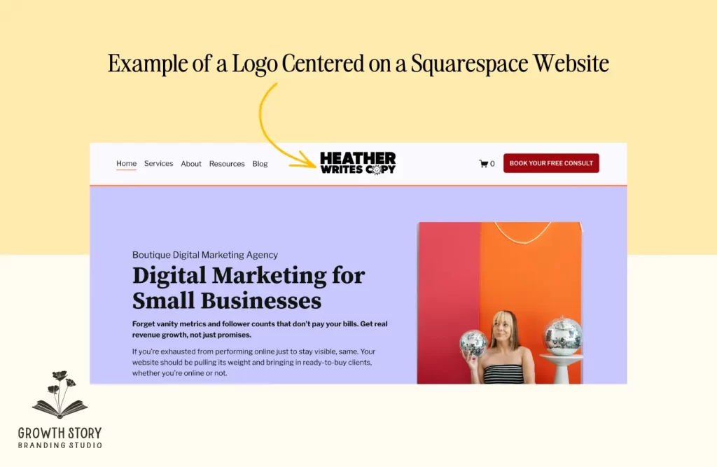 How to edit Squarespace logo